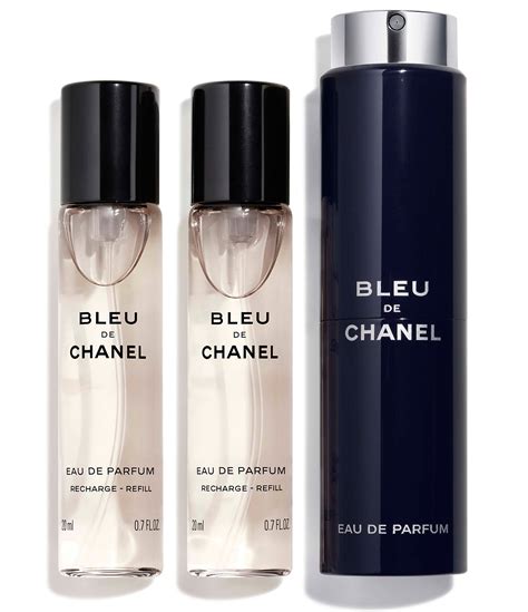 bleu de chanel refillable|Chanel bleu travel refills.